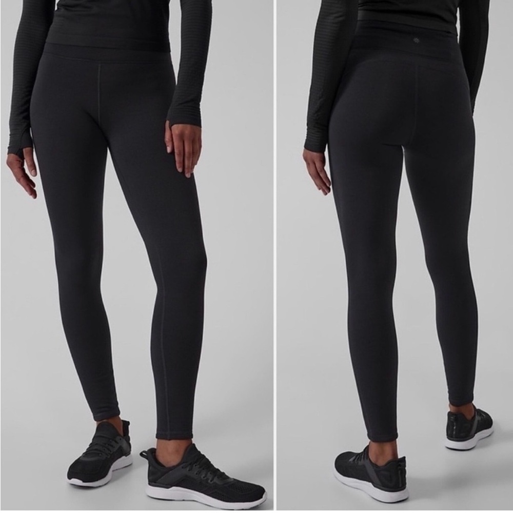 NWT Athleta Altitude Tight in Polartec Power Stretch Leggings fleece lining XL